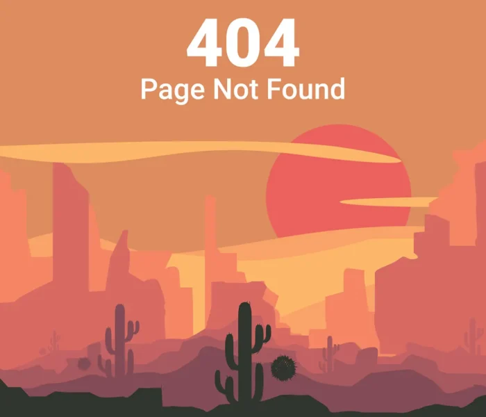 404 page not found design