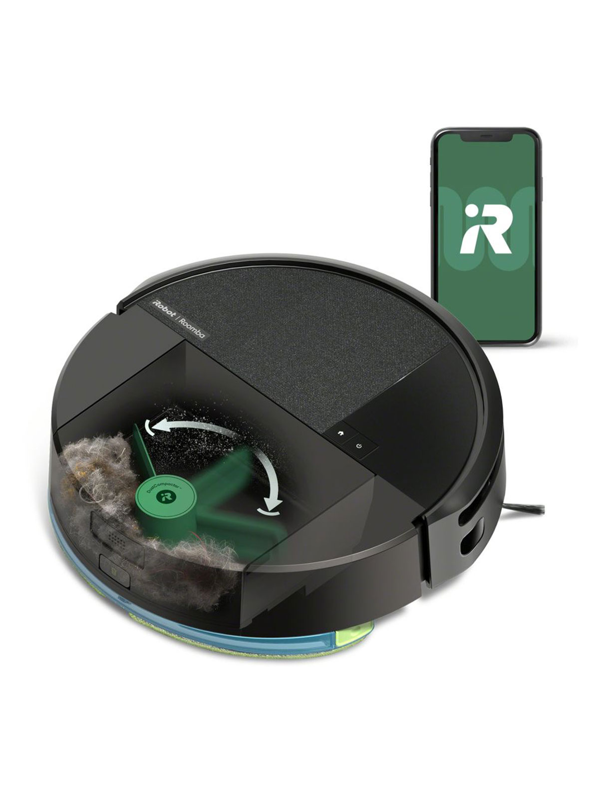 Roomba&reg; 205 DustCompactor&trade; Combo Robot Black