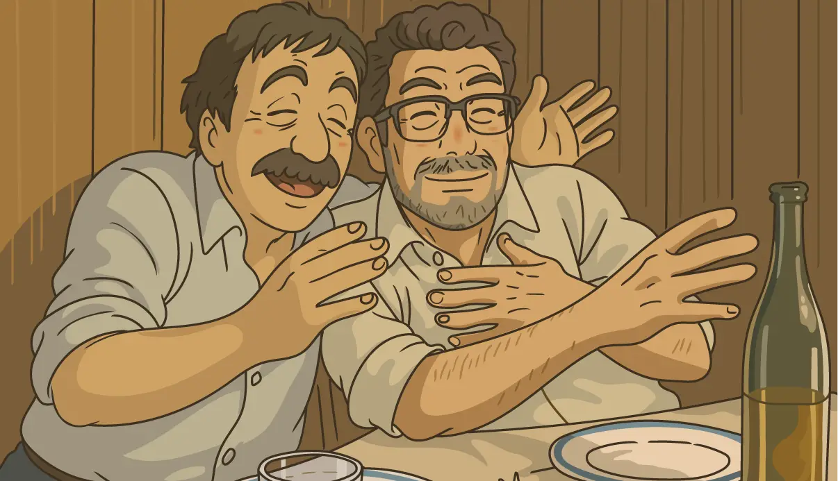 Studio Ghibli-style ilustracija