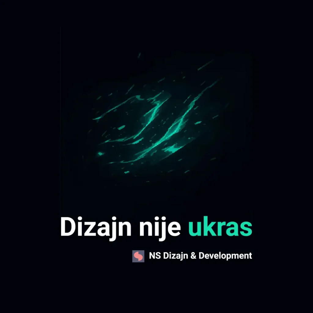 NS Dizajn — primer promotivnog vizuala