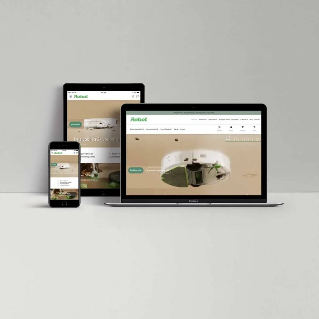 iRobot — prikaz web projekta